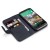 Olixar HTC One M8 Genuine Leather Wallet Case - Black 2