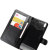 Adarga Leather-Style HTC Desire 816 Wallet Case - Black 2