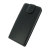 Pdair Leather HTC Desire 816 Top Flip Case - Black 2
