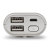 Xoopar Squid Mini 5200mAh Dual USB Power Bank - Silver 6