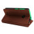 Encase Leather-Style Nokia Lumia 530 Wallet Case With Stand - Brown 9