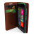 Encase Leather-Style Nokia Lumia 530 Wallet Case With Stand - Brown 11