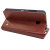 Encase Leather-Style Nokia Lumia 630 / 635 Wallet Case - Brown 4