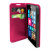 Encase Leather-Style Nokia Lumia 630 / 635 Wallet Case - Hot Pink 10