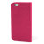 Encase Leather-Style iPhone 6 Plus Wallet suojakotelo - Kuuma pinkki 3