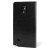 Encase Adarga leren stijl Galaxy Note 4 Wallet Stand Case - Zwart 3