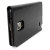 Encase Adarga leren stijl Galaxy Note 4 Wallet Stand Case - Zwart 5
