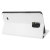 Encase Leather-Style Galaxy Note 4 Wallet Stand Case - White 10