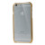 Glimmer Polycarbonate iPhone 6S / 6 Shell Case - Gold and Clear 7