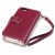 Encase Leather-Style iPhone 6S / 6 Wallet Case - Floral Red 2