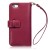 Encase Leather-Style iPhone 6S / 6 Wallet Case - Floral Red 3