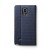 Zenus Metallic Diary Case voor Samsung Note 4 - Navy 7
