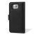 Encase Leather-Style Samsung Galaxy Alpha Wallet Case - Black / Tan 3