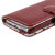 Encase Leather-Style Samsung Galaxy Alpha Wallet Case - Floral Red 7