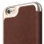 Elago Leather Flip Case for iPhone 6S / 6 - Champagne Gold and Brown 3
