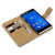 Encase Leather-Style Sony Xperia Z3 Wallet suojakotelo - Musta/ruskea 5