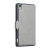 Encase Kunstleder Slim Sony Xperia Z3 Wallet Case Tasche in Grau 2