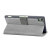 Encase Kunstleder Slim Sony Xperia Z3 Wallet Case Tasche in Grau 5