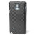 Olixar Carbon Fibre Print Samsung Galaxy Note 4 Case Hülle in Schwarz 2