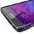 Olixar Carbon Fibre Print Samsung Galaxy Note 4 Case Hülle in Schwarz 8