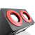 Intempo Mini Blaster Dual Speaker - Red and Black 9