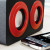 Intempo Mini Blaster Dual Speaker - Red and Black 13