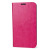 Encase Leather-Style Nexus 6 Wallet suojakotelo - Kuuma pinkki 3