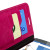 Encase Leren Stijl Wallet Case voor de Google Nexus 6 - Roze 8