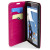 Encase Leather-Style Nexus 6 Plånboksfodral - Rosa 9