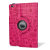 Encase Leren Stijl Doodle Roterende iPad Air 2 Case - Roze 3