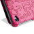 Encase Leren Stijl Doodle Roterende iPad Air 2 Case - Roze 8