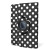 Encase Leather-Style Dotted Rotating iPad Mini 3 / 2 / 1 kotelo -Musta 3