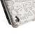 Encase Doodle Rotating iPad Mini 3 / 2 / 1 Case - Wit  5