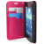 Encase Slim Leather-Style Galaxy Ace 4 Wallet suojakotelo - Pinkki 7
