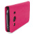 Encase Slim Leather-Style Samsung Galaxy Ace 4 Plånboksfodral - Rosa 8