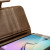 Olixar Premium Genuine Leather Samsung Galaxy S6 Wallet Case - Brown 15