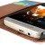 Housse HTC One M9 Encase Portefeuille Style cuir – Marron 7