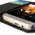 Encase Leather-Style HTC One M9 Wallet suojakotelo - Musta 11