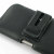 PDair Horizontal Leather HTC One M8 Pouch Case - Black 4