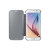 Funda Oficial Samsung Galaxy S6 Clear View Cover- Plata 4