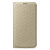 Original Galaxy S6 Tasche Flip Wallet Fabric Cover in Gold 3