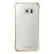 Official Samsung Galaxy S6 Clear Cover Case - Gold 2