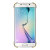 Funda Official Samsung Galaxy S6 Edge Clear Cover - Dorada 3