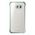 Official Samsung Galaxy S6 Edge Clear Cover Case - Green 3