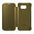 Original Samsung Galaxy S6 Edge Clear View Cover Case in Gold 4
