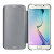 Clear View Cover Samsung Galaxy S6 Edge Officielle – Argent 7