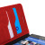 Olixar Sony Xperia Z3+ Kunstledertasche Wallet in Rot 13