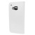 Olixar Leren-Stijl HTC One M9 Wallet Stand Case - Wit 3