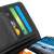 Olixar HTC One M9 Ledertasche Wallet in Schwarz 4