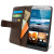 Housse portefeuille  HTC One M9 Olixar Genuine cuir - Marron 12